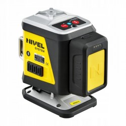 NIVEL SYSTEM LASER KRZYŻOWY 3D CZERWONY Bluetooth AKCESORIA WALIZKA CL3R