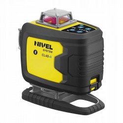 NIVEL SYSTEM LASER KRZYŻOWY 4D NIEBIESKI Bluetooth AKCESORIA WALIZKA CL4D-B