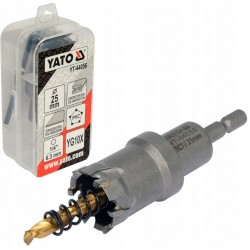 OTWORNICA DO METALU 25 MM Z WĘGLIKIEM SPIEKANYM YG10X KORONKA TCT YT-44056