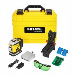 NIVEL SYSTEM LASER KRZYŻOWY 4D NIEBIESKI CL4B WALIZKA +STATYW SJJM1EX CLS4