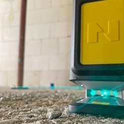 NIVEL SYSTEM LASER KRZYŻOWY 4D NIEBIESKI Bluetooth AKCESORIA WALIZKA CL4B