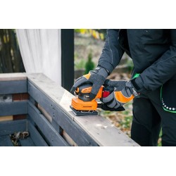 NEO SZLIFIERKA OSCYLACYJNA MIMOŚRODOWA BEZPYŁOWAENERGY+ 18V 3W1 04-623