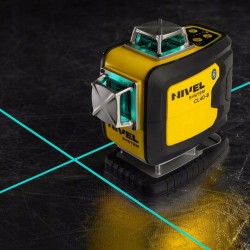 NIVEL SYSTEM LASER KRZYŻOWY 4D NIEBIESKI Bluetooth AKCESORIA WALIZKA CL4D-B