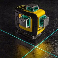 NIVEL SYSTEM LASER KRZYŻOWY 4D NIEBIESKI Bluetooth AKCESORIA WALIZKA CL4D-B