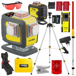 NIVEL SYSTEM LASER KRZYŻOWY 4D CZERWONY CL4D-R WALIZKA + SJJM1EX CLS4 LS24