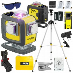 NIVEL SYSTEM LASER KRZYŻOWY 4D FIOLETOWY CL4D-P WALIZKA STATYW SJJM1EX CLS4