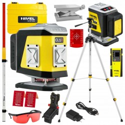 NIVEL SYSTEM LASER PŁASZCZYZNOWY CZERWONY CL1R +STATYW SJJM1EX CLS4 LS24