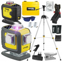 NIVEL SYSTEM LASER KRZYŻOWY 4D FIOLETOWY CL4D-P WALIZKA AKC +STATYW SJJM1EX