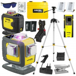 NIVEL SYSTEM LASER KRZYŻOWY 4D FIOLETOWY CL4D-P WALIZKA STATYW SJJM1EX CLS4