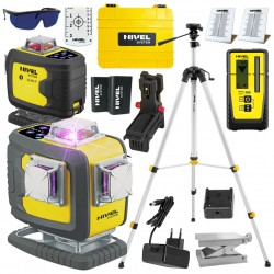 NIVEL SYSTEM LASER KRZYŻOWY 4D FIOLETOWY CL4D-P WALIZKA +STAT SJJM1EX RD800