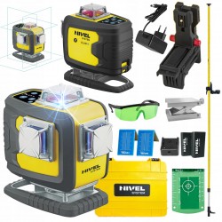 NIVEL SYSTEM LASER KRZYŻOWY 4D NIEBIESKI CL4D-B WALIZKA AKCESIA TYCZKA LP36