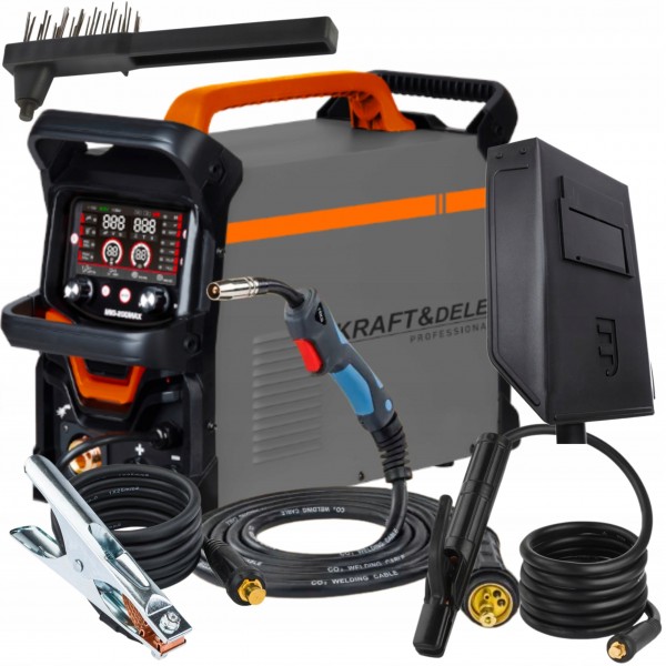 KRAFT&DELE SPAWARKA INWERTOROWA 255A MIG/FLUX/MMA/LIFT TIG/ALU KD3422