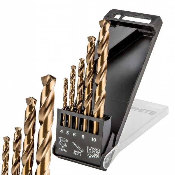 GRAPHITE WIERTŁA DO METALU HSS-CO, 4.0-10 MM 5 SZT. ORGANIZER 57H086 GRAPHITE WIERTŁA DO METALU HSS-CO, 4.0-10 MM 5 SZT. ORGANIZER 57H086