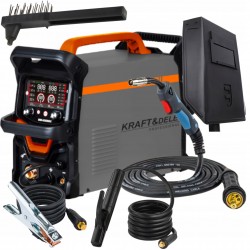 KRAFT&DELE SPAWARKA INWERTOROWA 255A MIG/FLUX/MMA/LIFT TIG/ALU KD3422