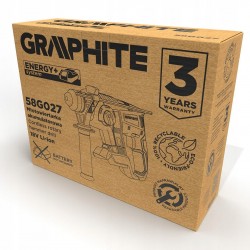 GRAPHITE MŁOTOWIERTARKA AKUMULATOROWA 18V BEZSZCZOTKOWA UDAR 2.2J 58G027