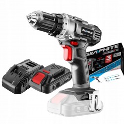 GRAPHITE WIERTARKO-WKRĘTARKA 2Ah AKUMULATOR E+ 18V UCHWYT 10mm 58G000-SET1