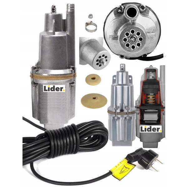 LIDER POMPA MEMBRANOWA GŁĘBINOWA DO WODY CZYSTEJ NUREK 280W 1020 l/h LMP280 LIDER POMPA MEMBRANOWA GŁĘBINOWA DO WODY CZYSTEJ NUREK 280W 1020 l/h LMP280