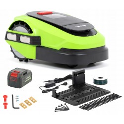 ROBOT KOSZĄCY AKUMULATOROWY KOSIARKA AUTOMATYCZNA AR900 900m2 20V +4Ah