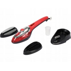 ŻELAZKO PAROWE PAROWNICA RĘCZNA DO UBRAŃ STEAMER 1100W 3w1 2 SZCZOTKI 68090