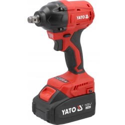 YATO KLUCZ UDAROWY AKUMULATOROWY BEZSZCZOTKOWY 18V 350NM + 2x4Ah +NASADKA