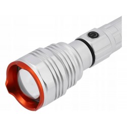 LATARKA KLASYCZNA AKUMULATOROWA 50W 4500LM 4-TRYBY LED ALUMINIUM 88556
