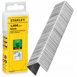 STANLEY ZSZYWKI G 6 MM / 1000 SZT. ZE STALI NIERDZEWNEJ FatMax TRA704SST-0