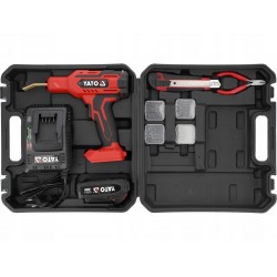 YATO ZGRZEWARKA OPALARKA DO PLASTIKU 18V 500C +2Ah LUTOWNICA ZSZYWARKA WAL