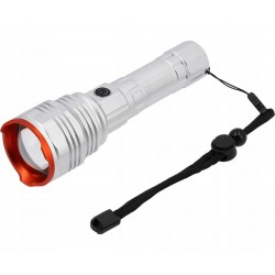 LATARKA KLASYCZNA AKUMULATOROWA 50W 4500LM 4-TRYBY LED ALUMINIUM 88556