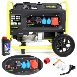 AGREGAT SHT5600 PRĄDOTWÓRCZY TRÓJFAZOWY 5000W GARDYER G5600T GENERATOR +OL