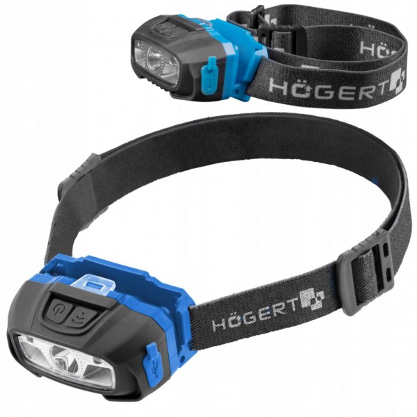 HOGERT LAMPA LATARKA CZOŁOWA LED AKUMULATOROWA ŁADOWANA USB CZUJNIK RUCHU HOGERT LAMPA LATARKA CZOŁOWA LED AKUMULATOROWA ŁADOWANA USB CZUJNIK RUCHU