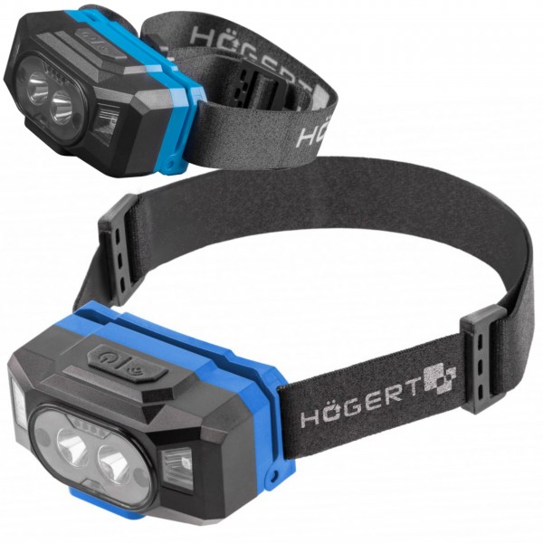 HOEGERT LATARKA CZOŁOWA LED USB COB IPX4 200LM POWERBANK 6 FUNKCJI HT1E423 HOEGERT LATARKA CZOŁOWA LED USB COB IPX4 200LM POWERBANK 6 FUNKCJI HT1E423