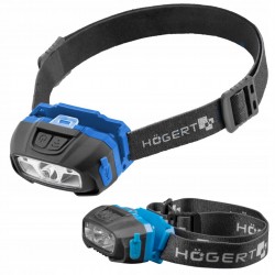 HOGERT LAMPA LATARKA CZOŁOWA LED AKUMULATOROWA ŁADOWANA USB CZUJNIK RUCHU