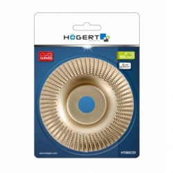 HOGERT TARCZA STALOWA WYPUKŁA TARNIK 125x22,23mm DO DREWNA 12000rpm HT8B235