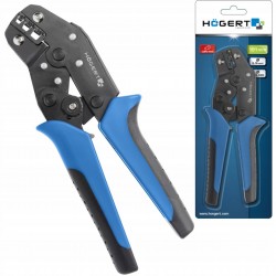 HOEGERT ZACISKARKA DO KOŃCÓWEK TELEFONICZNYCH 6P 8P RJ45 137MM SK5 HT1P162
