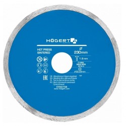 HOGERT TARCZA DIAMENTOWA CIENKA 230 MM DO CERAMIKI GLAZURY 230x22MM HT6D758