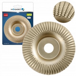 HOGERT TARCZA STALOWA WYPUKŁA TARNIK 125x22,23mm DO DREWNA 12000rpm HT8B235