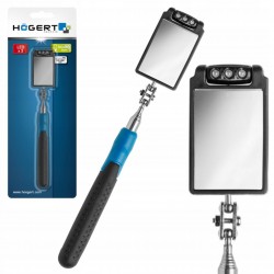 HOEGERT LUSTERKO INSPEKCYJNE TELESKOPOWE Z PODŚWIETLENIEM 50x80mm HT4R504