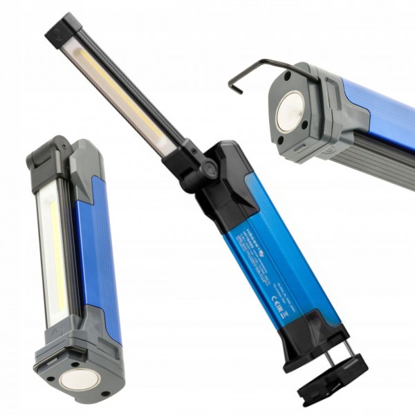 HOGERT LAMPA WARSZTATOWA 800LM OBROTOWA AKUMULATOROWA 3,65V USB-C HT1E482 HOGERT LAMPA WARSZTATOWA 800LM OBROTOWA AKUMULATOROWA 3,65V USB-C HT1E482