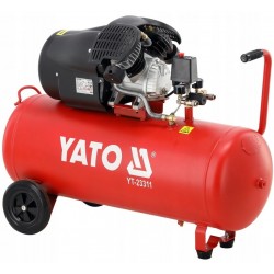 YATO KOMPRESOR OLEJOWY DWA CYLINDRY 100L SPRĘŻARKA POWIETRZA 412L/MIN 8BAR