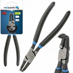 HOGERT SZCZYPCE DO PIERŚCIENI OSADCZYCH WEWNĘTRZNE ODGIĘTE 180MM HT1P143