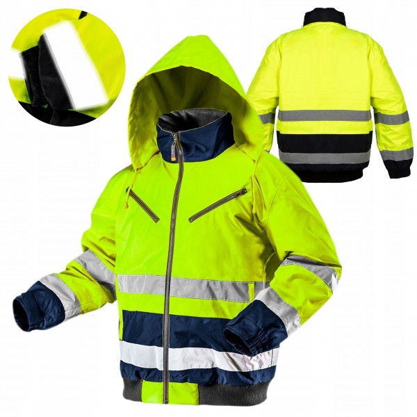 Kurtka robocza ocieplana żółta 81-710-XXL NEO Kurtka robocza ocieplana żółta 81-710-XXL NEO