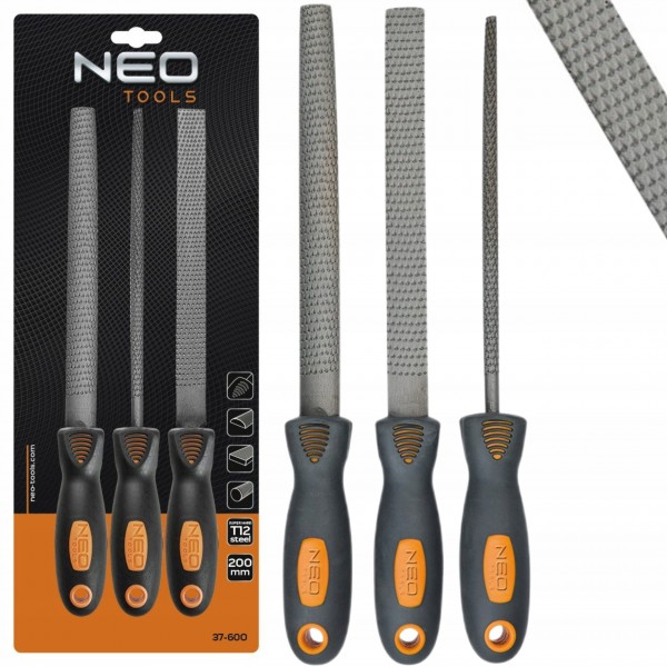 PILNIKI DO DREWNA ZESTAW 3 SZTUKI NEO TOOLS 37-600 PILNIKI DO DREWNA ZESTAW 3 SZTUKI NEO TOOLS 37-600