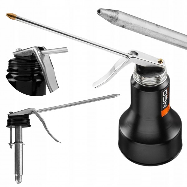 NEO TOOLS OLEJARKA WTŁACZANIA SMAROWANIA 350 ml SZTYWNA KOŃCÓWKA 11-512