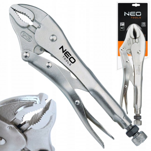 NEO KLUCZ SZCZYPCE ZACISKOWE UNIWERSALNE 250 MM OKRĄGŁE SZCZĘKI 01-216 NEO KLUCZ SZCZYPCE ZACISKOWE UNIWERSALNE 250 MM OKRĄGŁE SZCZĘKI 01-216
