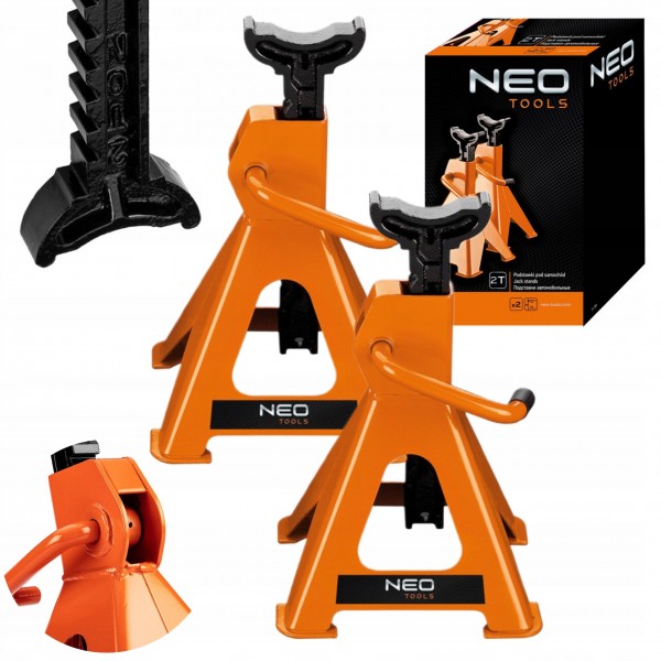NEO TOOLS PODSTAWKI KOBYŁKI POD SAMOCHÓD WARSZTATOWE 2T 2SZTUKI 11-751 NEO TOOLS PODSTAWKI KOBYŁKI POD SAMOCHÓD WARSZTATOWE 2T 2SZTUKI 11-751