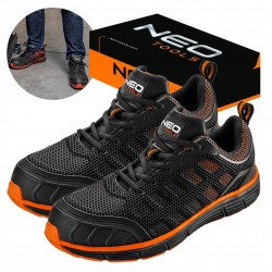NEO BUTY ROBOCZE OCHRONNE ODDYCHAJĄCE S1 STALOWY PODNOSEK 200J 82-094 r. 43
