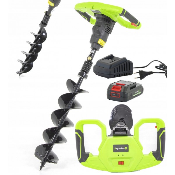 4GARDEN AWT1521 ŚWIDER WIERTNICA AKUMULATOROWA DO GLEBY 20V SOLO+AKU 2,0Ah 4GARDEN AWT1521 ŚWIDER WIERTNICA AKUMULATOROWA DO GLEBY 20V SOLO+AKU 2,0Ah