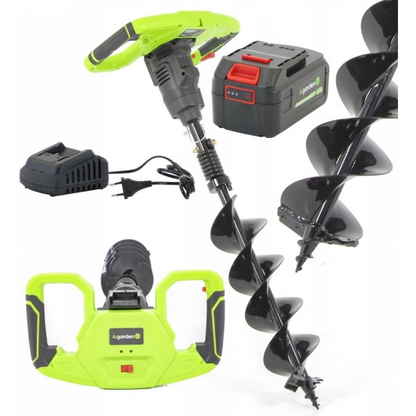 4GARDEN AWT1521 ŚWIDER WIERTNICA AKUMULATOROWA DO GLEBY 20V SOLO+ AKU 4,0Ah 4GARDEN AWT1521 ŚWIDER WIERTNICA AKUMULATOROWA DO GLEBY 20V SOLO+ AKU 4,0Ah