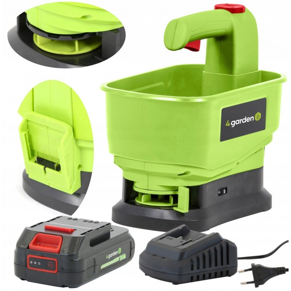 4GARDEN ASW521 SIEWNIK AKUMULATOROWY 20V DO NAWOZU + 2,0Ah 4GARDEN ASW521 SIEWNIK AKUMULATOROWY 20V DO NAWOZU + 2,0Ah