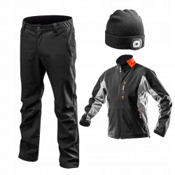 NEO SPODNIE SOFTSHELL ROBOCZY CZAPKA BHP, roz. M